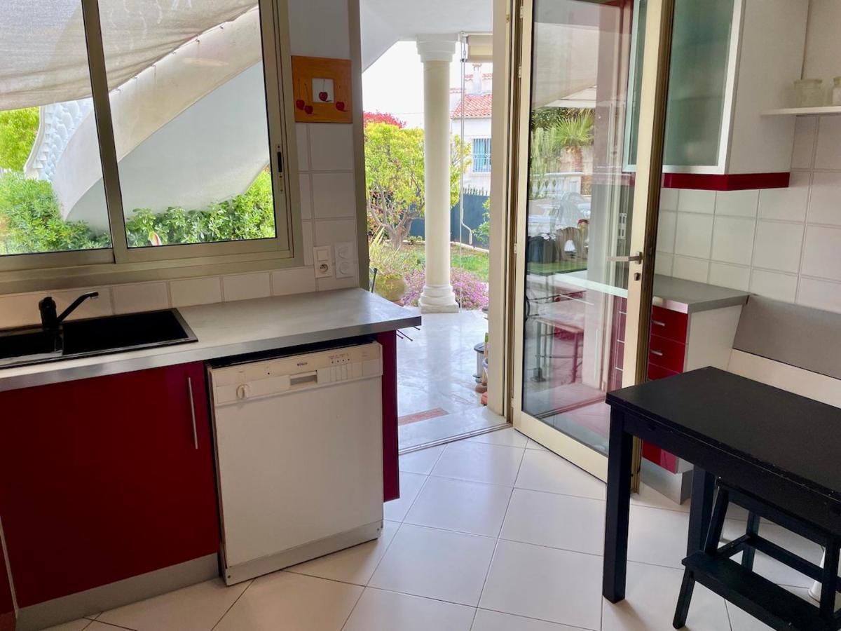 Rez De Jardin De 65M2 Dans Villa A นีซ ภายนอก รูปภาพ